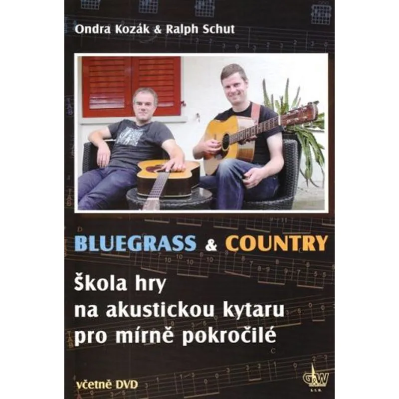 G+W Cheb Bluegrass & Country – Škola hry na akustickou kytaru pro mírně pokročilé + DVD