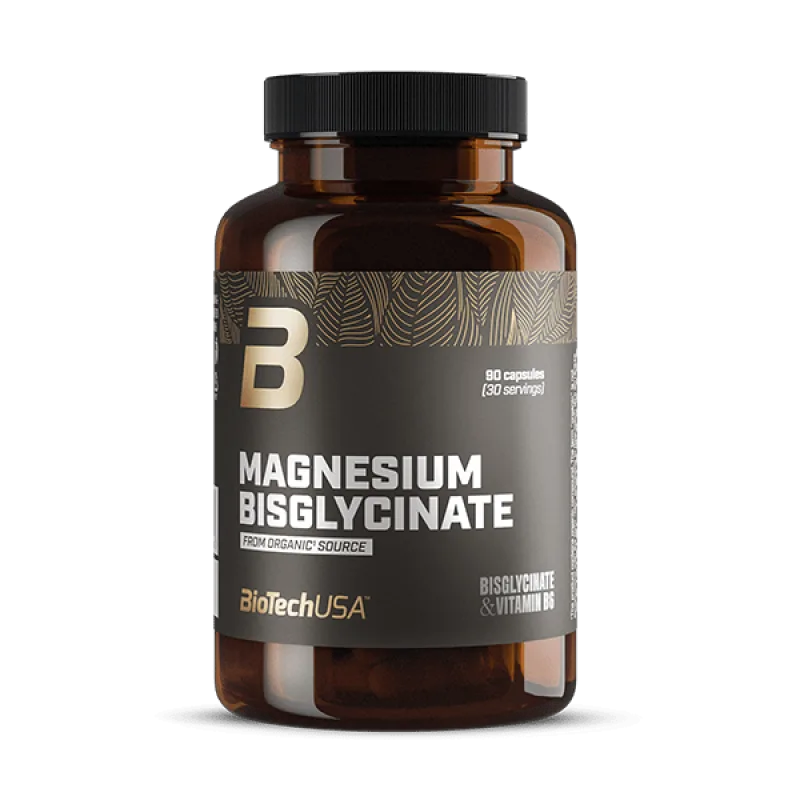 Magnesium Bisglycinate - 90 kapsúl - BioTech USA
