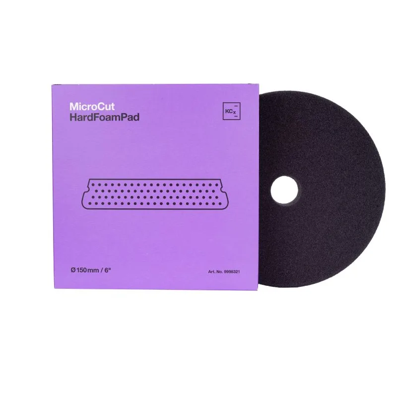 Koch Chemie Micro Cut Hard Foam Pad 150 x 25mm - Leštiaci kotúč fialový tvrdý