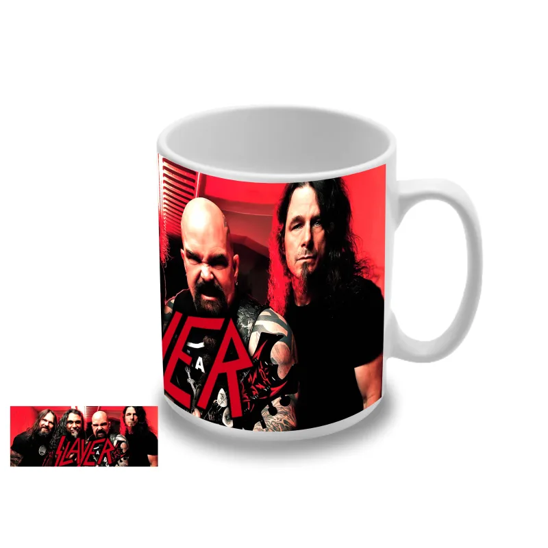 Slayer Band and Logo (hrnček)