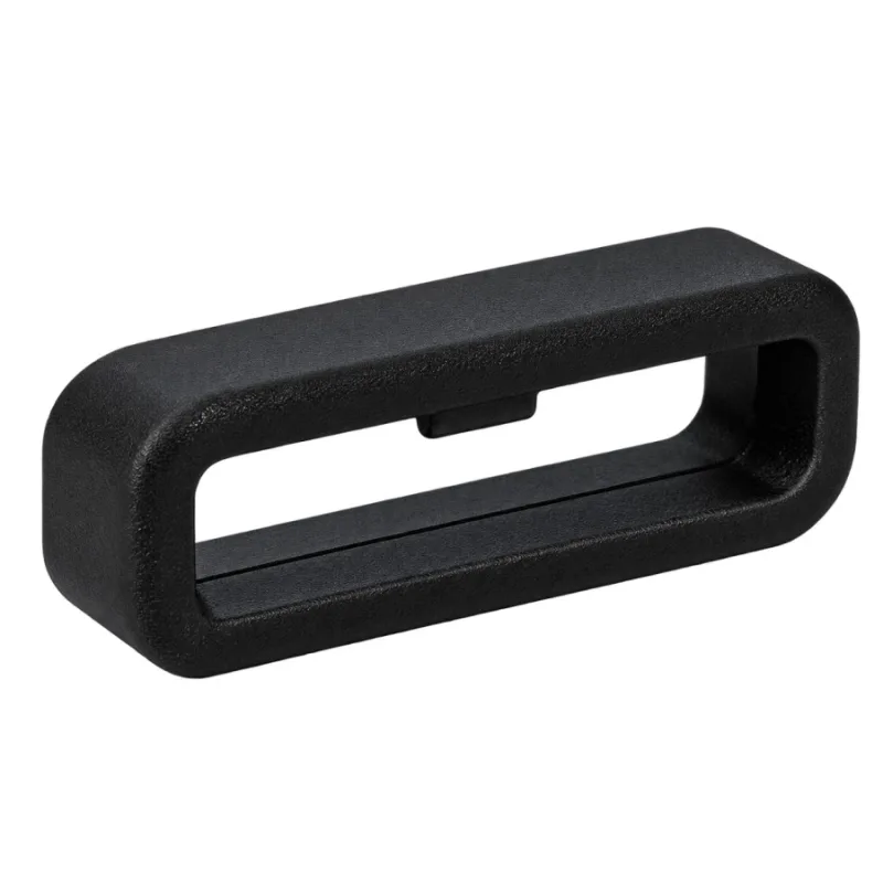 Silikónové pútko s poistkou k remienku na hodinky 22 mm čierne ADANITO PT01-01-22
