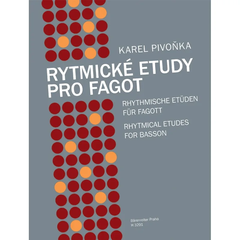 Bärenreiter Rytmické etudy pro fagot