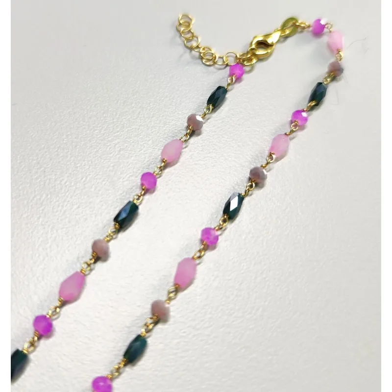 náhr korálky mix bar zlacený