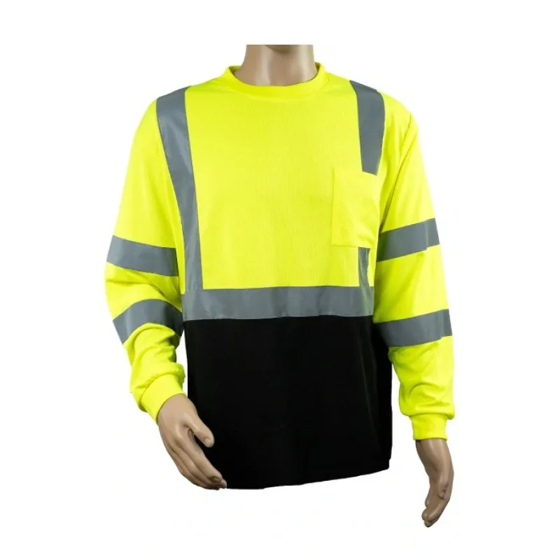 4WRK Proteus LB-TS16 Hi-VIS mikina Yellow/Black