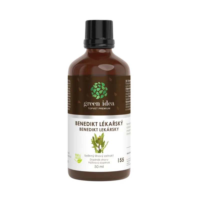 Green idea Benedikt lekársky tinktúra – kvapky 50 ml –