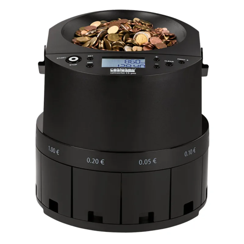Ratiotec Coinsorter CS 500 – rýchla a robustná počítačka mincí