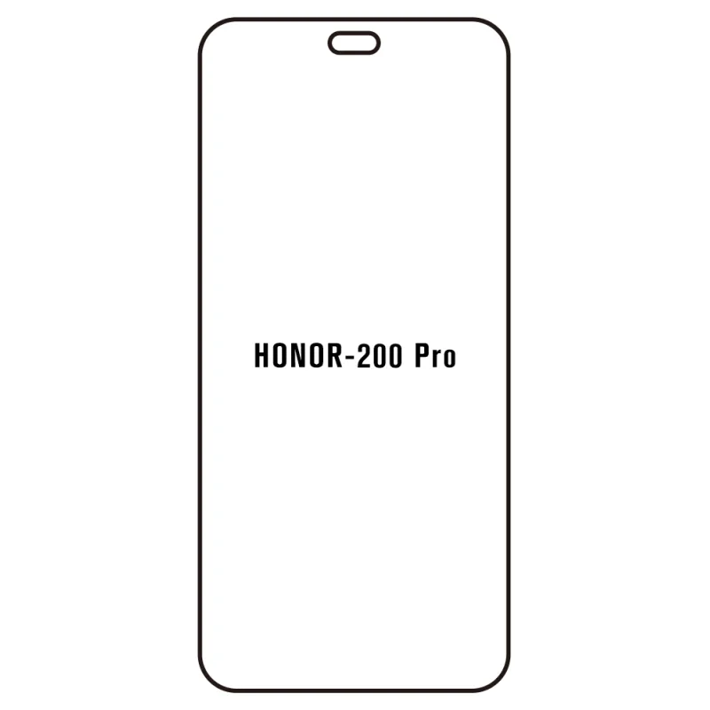 Sunshine Honor 200 Pro Predná Hydrogél ochranná fólia Strih: Kompatibilná s krytom 2, Typ fólie: Matná