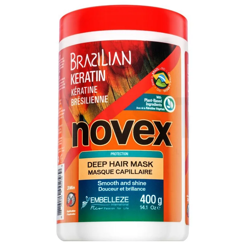 NOVEX Brazilian Keratin Deep Treatment Conditioner 400g - kúra s brazílskym keratínom