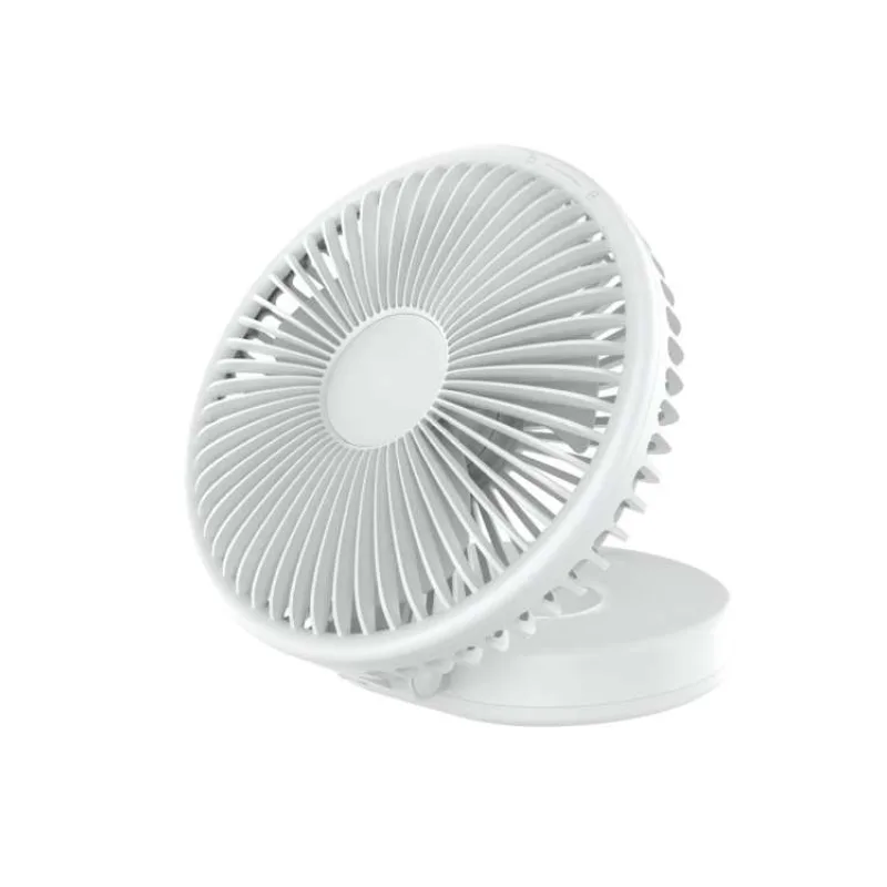 Platinet PRDF0396 skladací stolný ventilátor 19 cm, akumulátor 2400 mAh, biela (PLAPRDF0396)