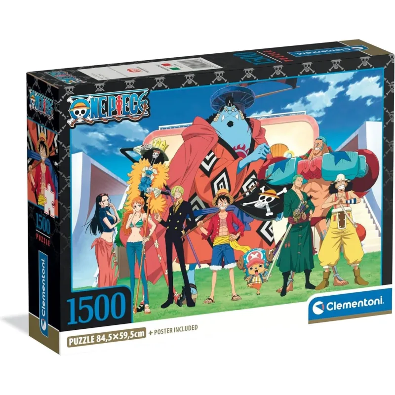 Puzzle Clementoni 1500 dielikov One Piece: Posádka Slamákov