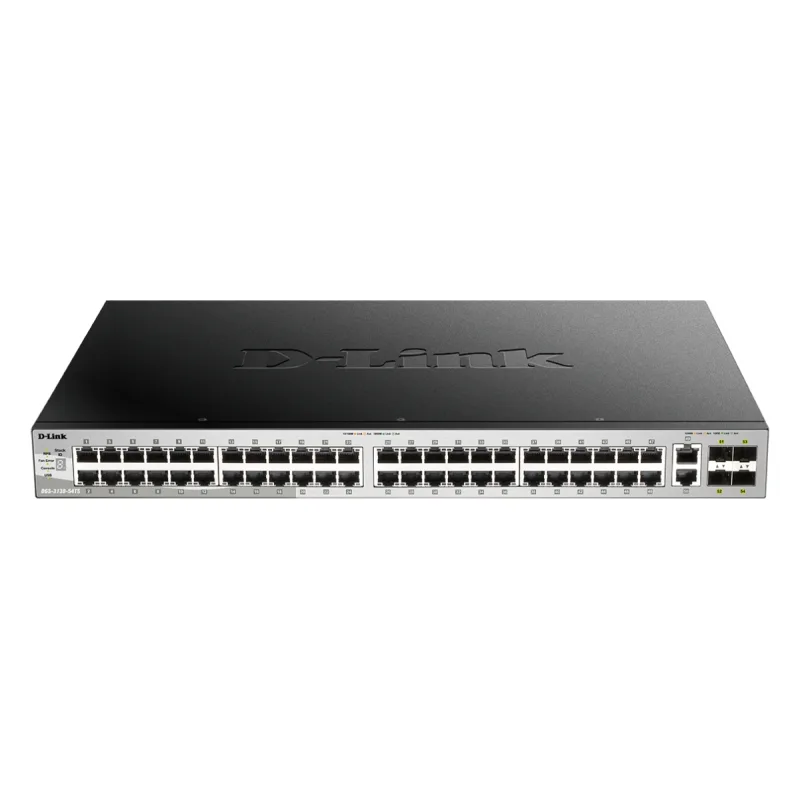 D-Link DGS-3130-54TS L3 Stackable Managed switch, 48x GbE, 2x 10G RJ-45, 4x 10G SFP+ DGS-3130-54TS/E
