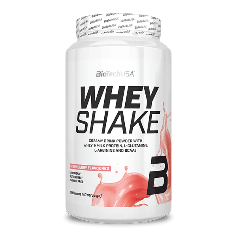 Whey Shake 1000 g - BioTech USA Príchuť: Jahoda