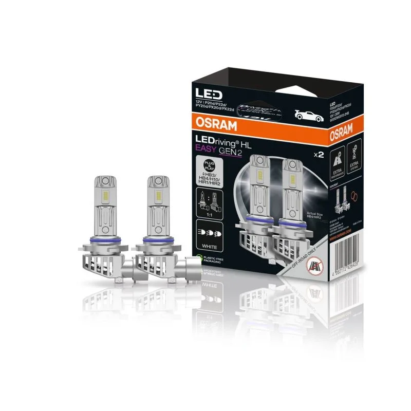 Osram LEDriving HL EASY HB3/HIR1/H10/HB4/HIR2 6500K 2ks