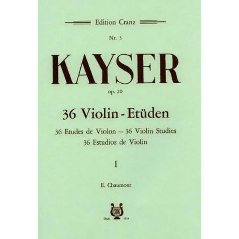 Schott Music Houslové etudy op. 20 1.díl