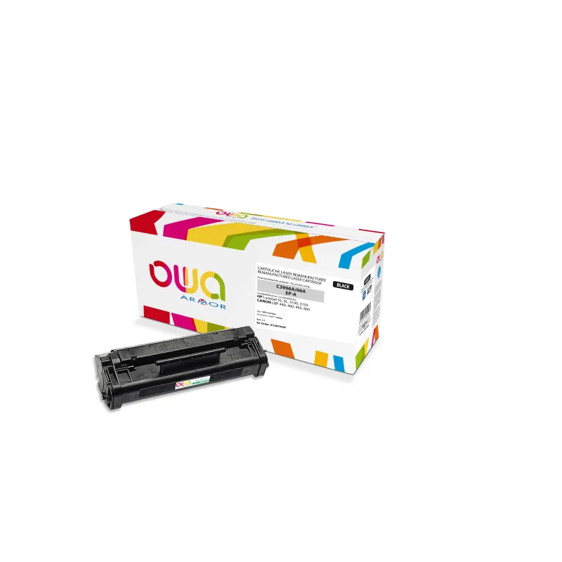 OWA Armor toner kompatibilní s HP LJ5L EPP/PX, C3906A, 2500st, černá/black K10870OW