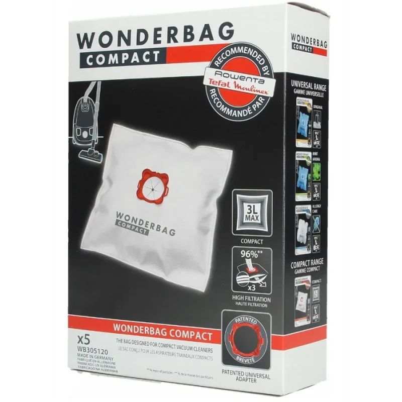 Tefal/Rowenta WB305140 Wonderbag - vrecká do vysávača (5ks)