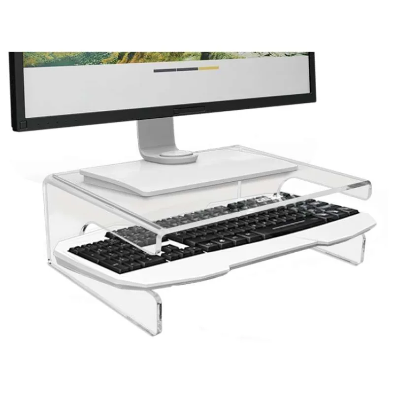 Podstavec pod monitor DESQ s výrezom na klávesnici (1537)