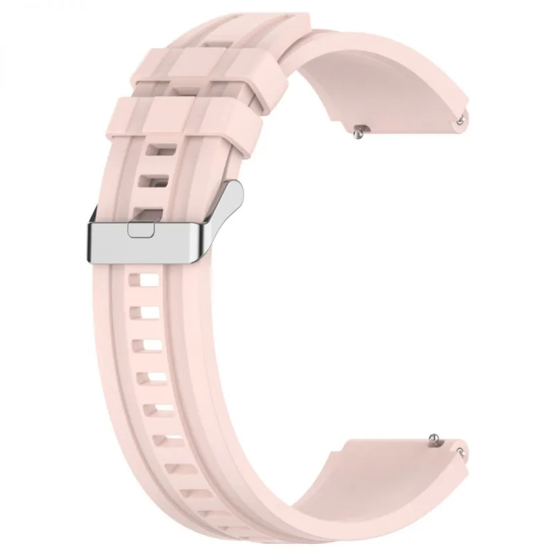 Extra prodloužený silikonový řemínek - Růžový, 22 mm ESES 1530004171