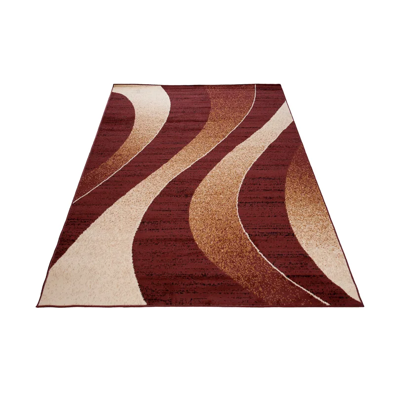 Chemex Moderný koberec Tap - vlnky 5 - hnedý Rozmer koberca: 60x100 cm