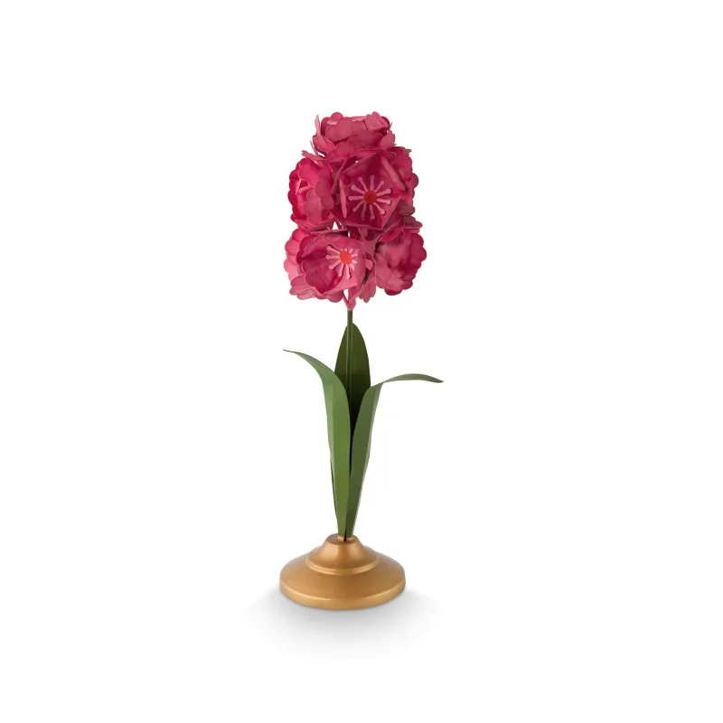 Pip Studio kovový svícen Flower - růžový
