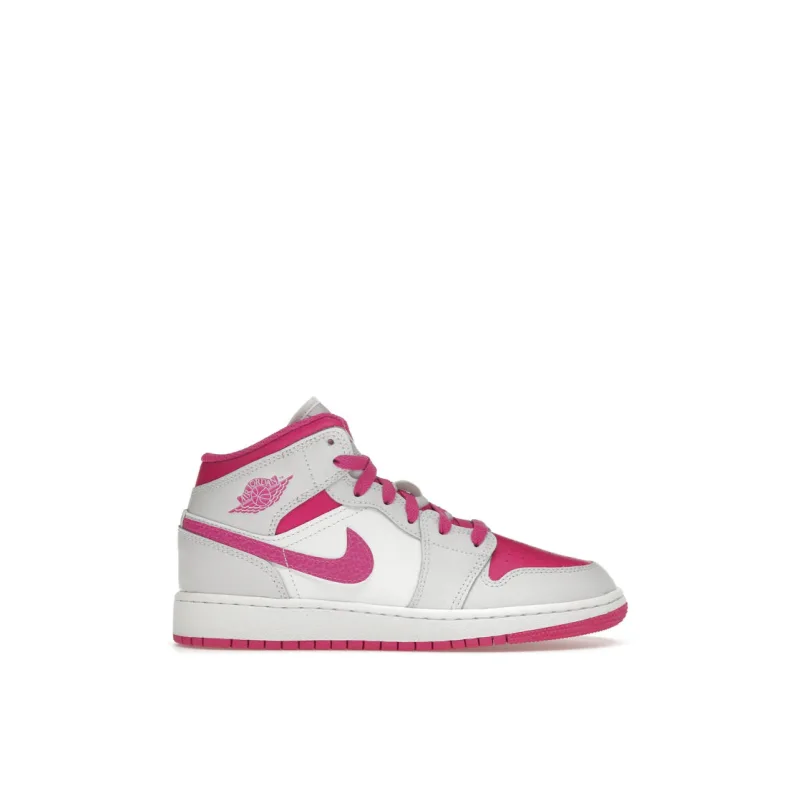 Jordan 1 Mid Fire Pink (GS) - 40