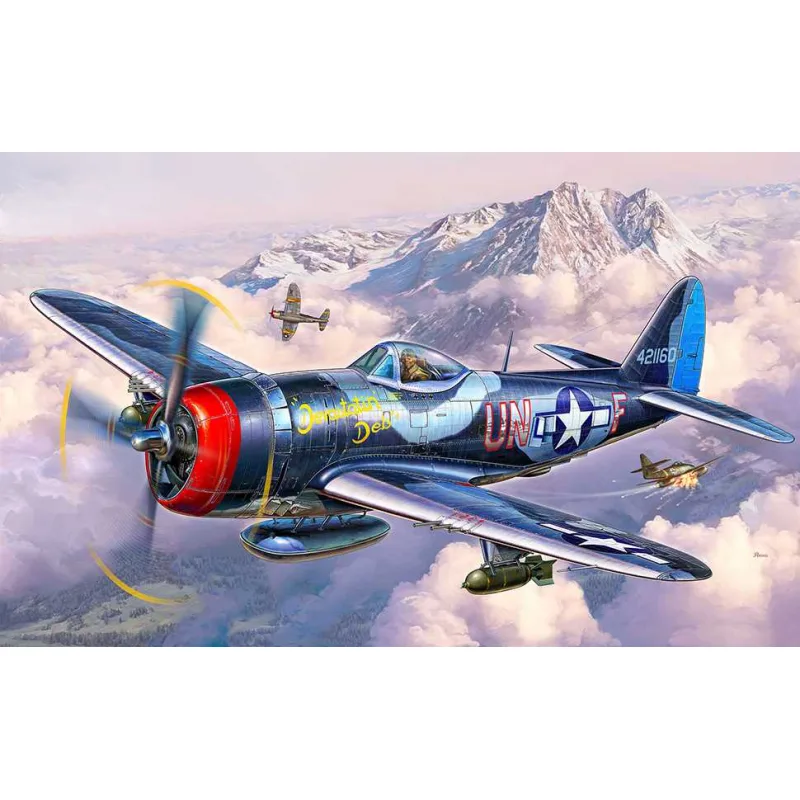 Revell ModelSet lietadlo 63984 - P-47 M Thunderbolt (1:72)