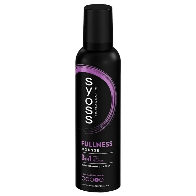 SYOSS Professional Fullness Mousse 3in1 250ml - penové tužidlo pre objem vlasov