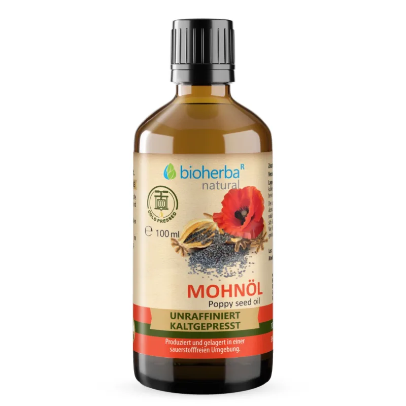 Bioherba Makový olej lisovaný za studena - 100 ml -