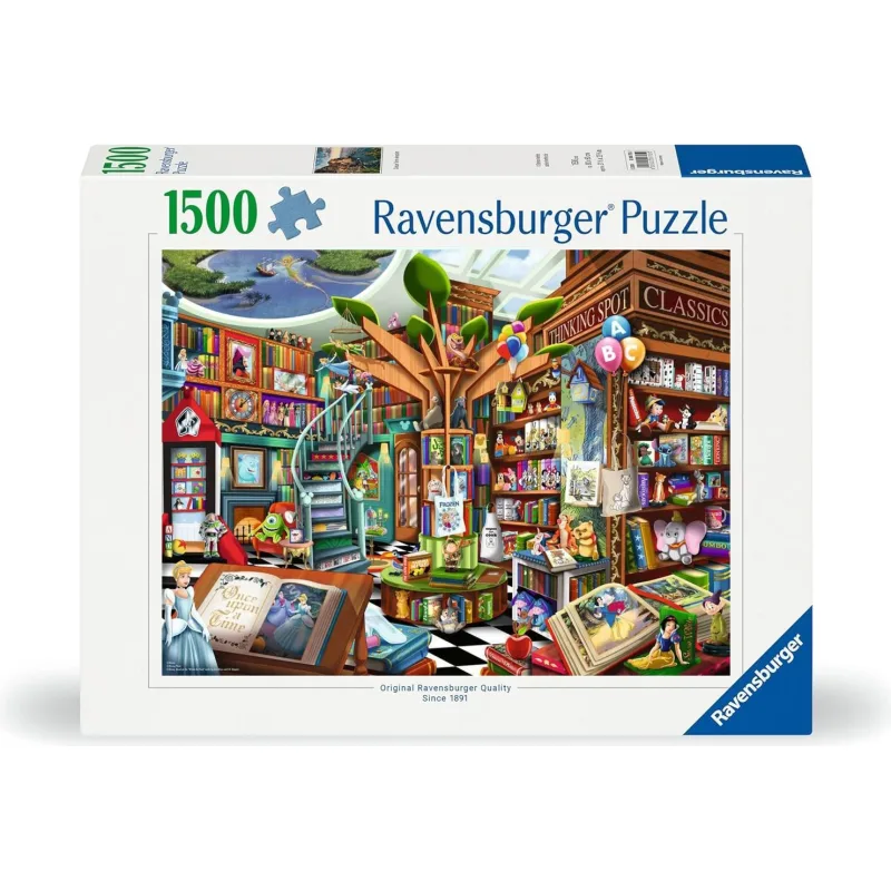 Puzzle Ravensburger 1500 dielikov Disneyho čarovné kníhkupectvo
