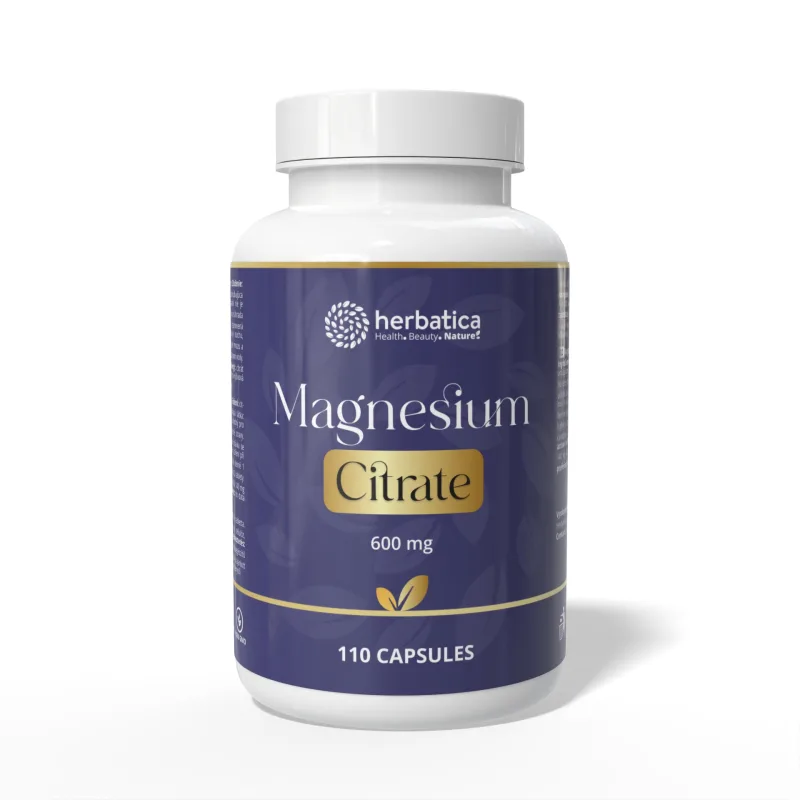 Herbatica Magnézium Citrát 600 mg - 110 tabliet -