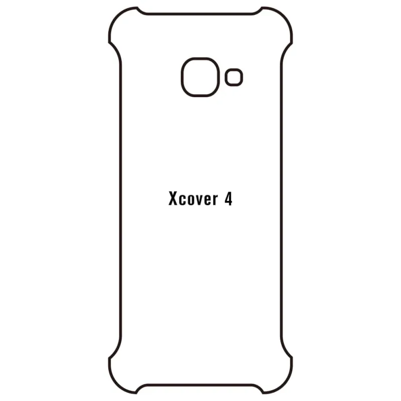 Sunshine Samsung Xcover 4 Zadná Hydrogél ochranná fólia Strih: Zadná časť 1, Typ fólie: Matná
