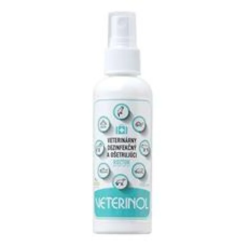 VETERINOL ošetřující a dezinfekční roztok, sprej 100ml
