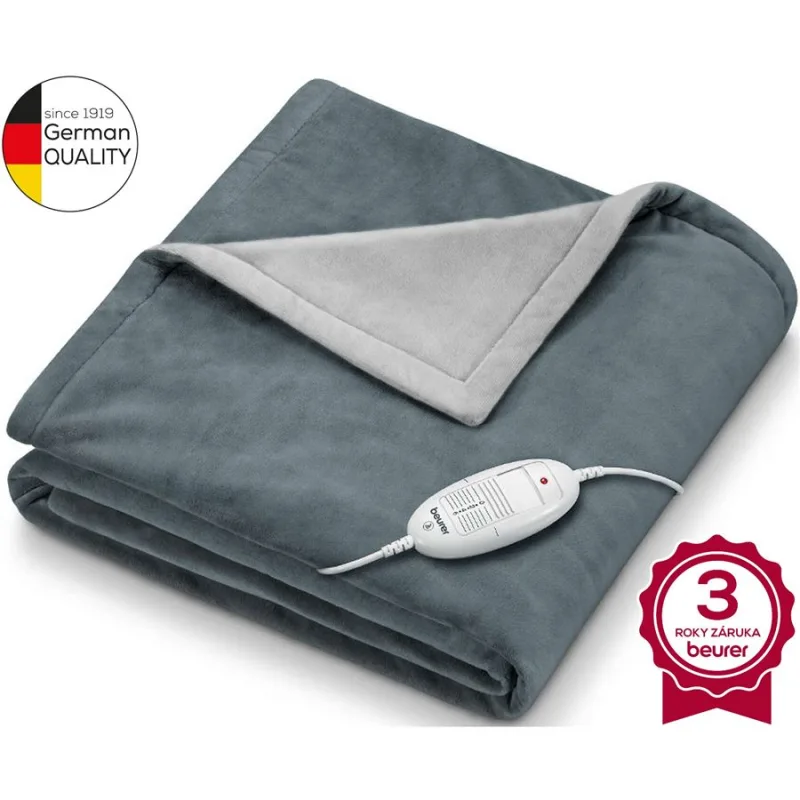 Beurer HD 75 Dark Grey Elektrická vyhrievacia deka