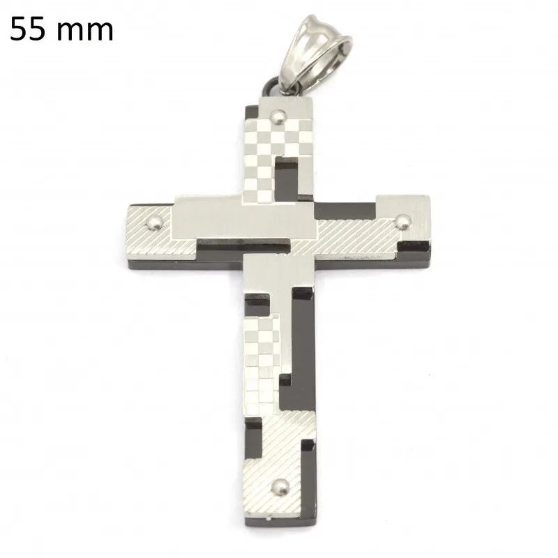 Prívesok z chirurgickej ocele kríž EXEED 242212