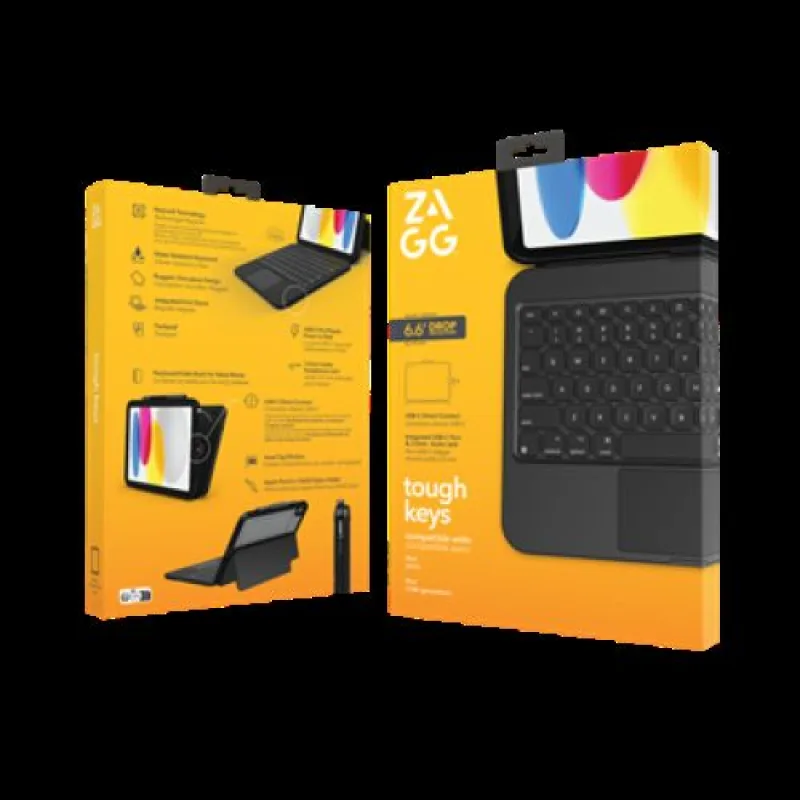 ER Keyboard Tough Keys Apple iPad 10th Gen Black UK 103117076