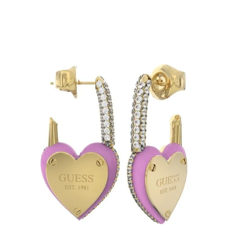 Dámske Náušnice GUESS JUBE04203JWYG (1,5CM )