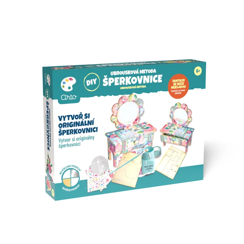 Arto ARTO DIY Šperkovnica - obrúsková metóda