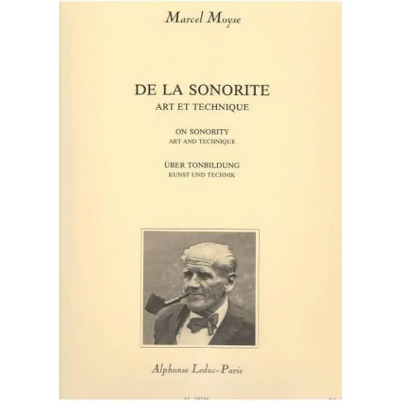 Alphonse Leduc De la sonorité - art et technique