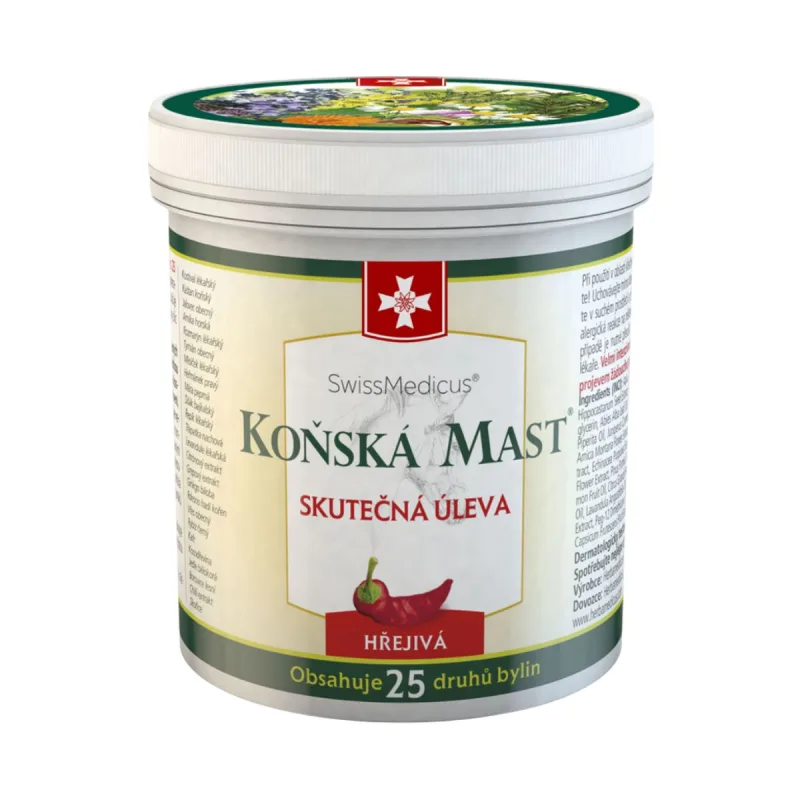 SwissMedicus Konská masť hrejivá 250 ml –