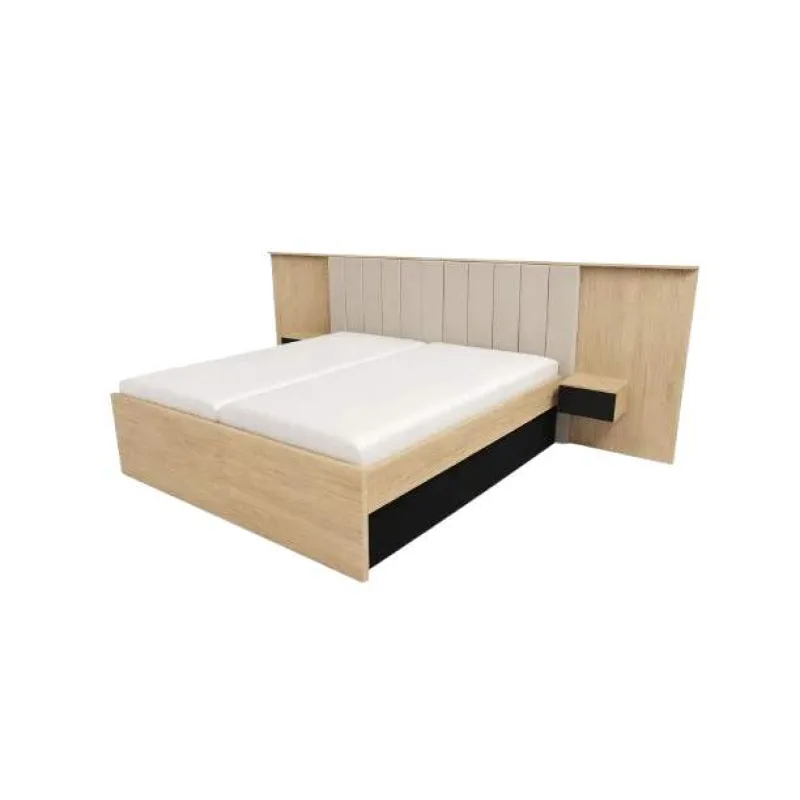 Posteľ Pegma DreamLine Feelwood H1367 ST40 - Dub Casella prírodný svetlý