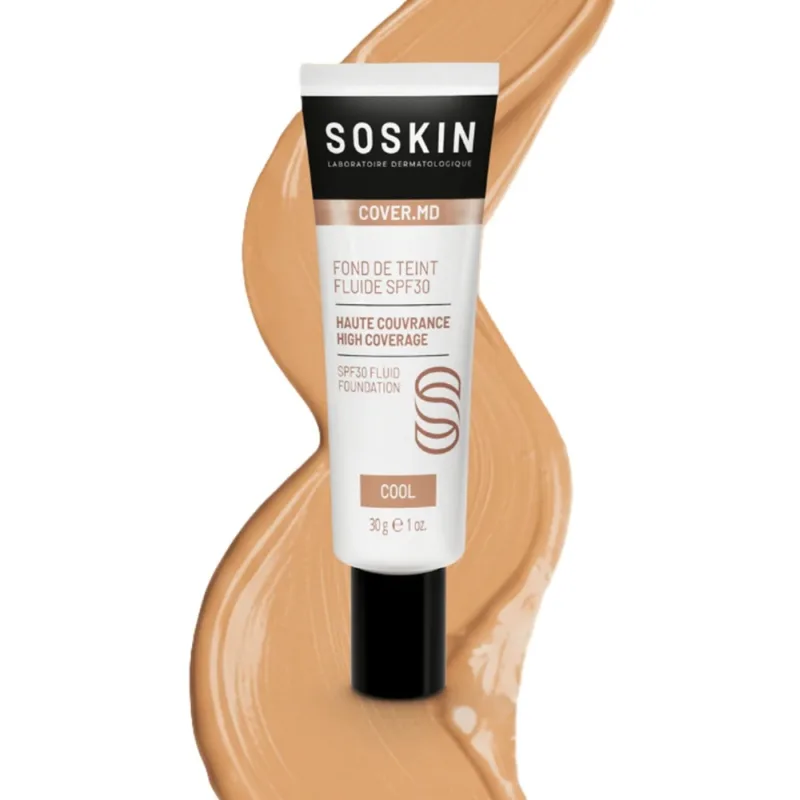 Soskin Fluid Foundation SPF30 – Cool 30g