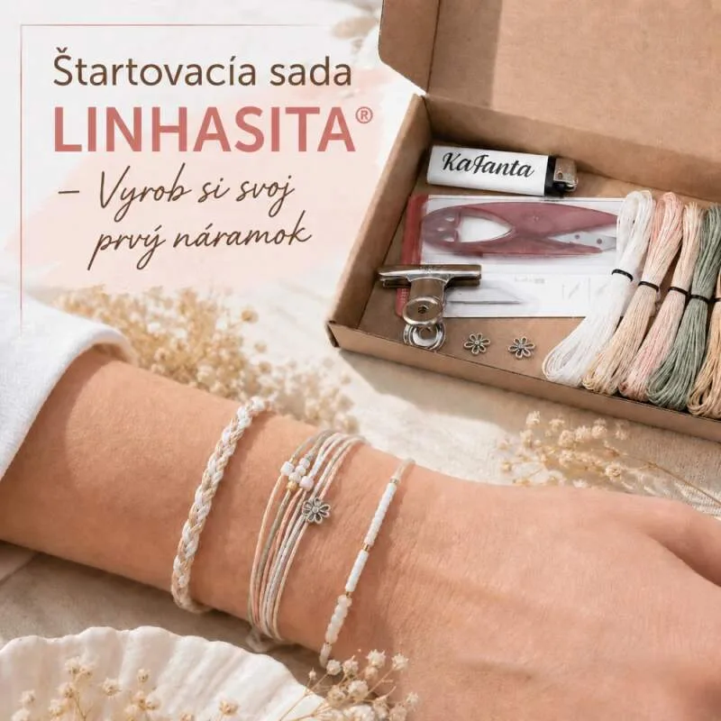 Štartovacia sada LINHASITA® na výrobu náramkov | Všetko, čo potrebuješ na svoje prvé náramky