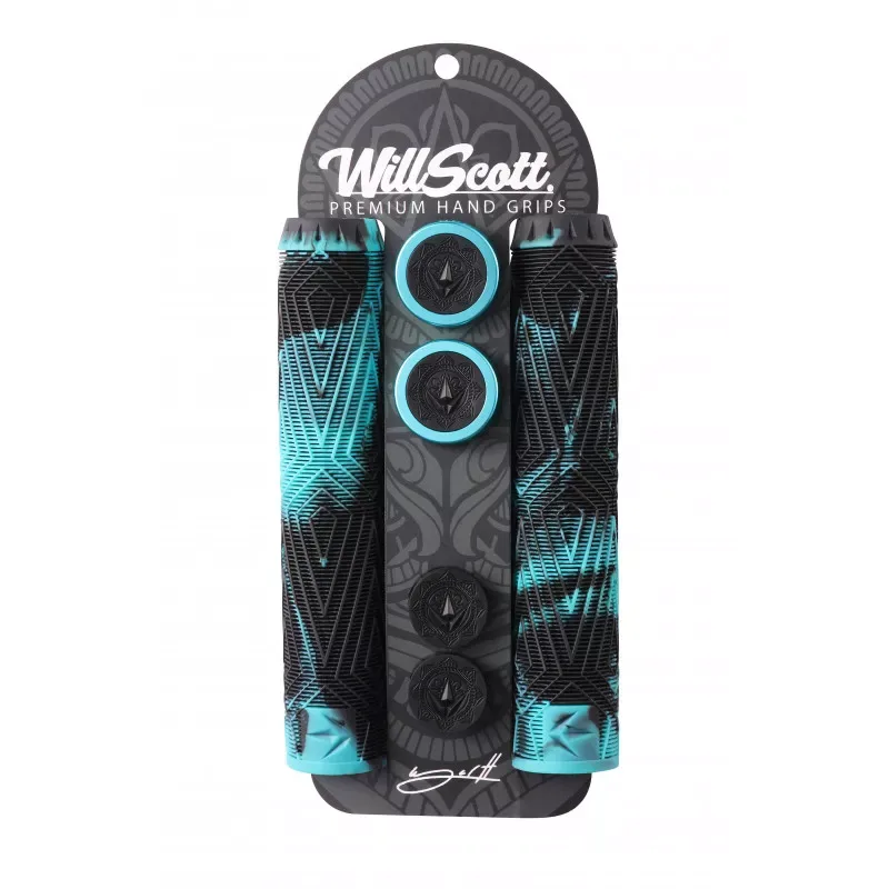 BLUNT HAND GRIP WILL SCOTT - Black/Turquoise