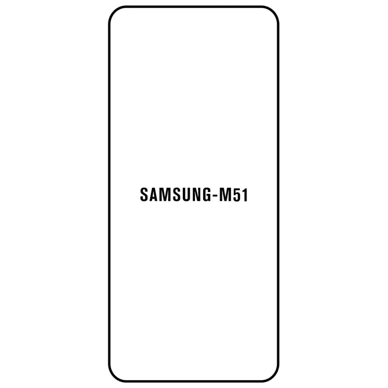 Sunshine Samsung M51 Predná Hydrogél ochranná fólia Strih: Predná 2, Typ fólie: Proti modrému svetlu