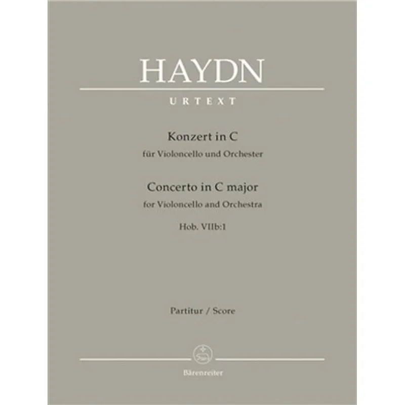 Bärenreiter Koncert C dur pro violoncello a orchestr Hob. VIIb:1