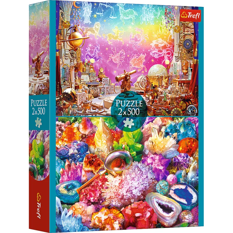 Trefl Puzzle Vesmír a kryštály 2x500 dielikov
