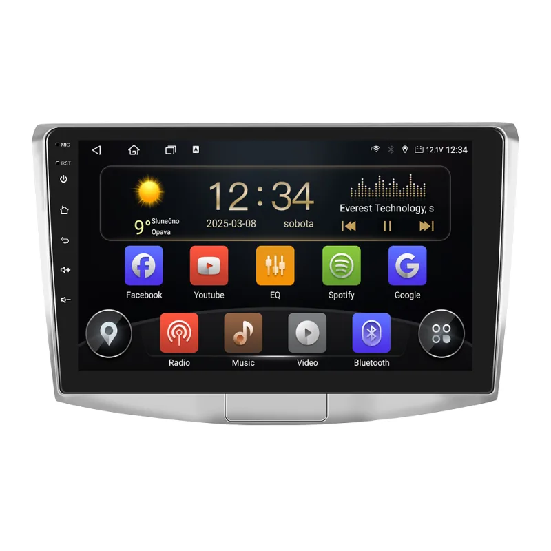 Isudar 2DIN autorádio T72-IEV25 Android, Volkswagen Passat B6, B7, CC B181