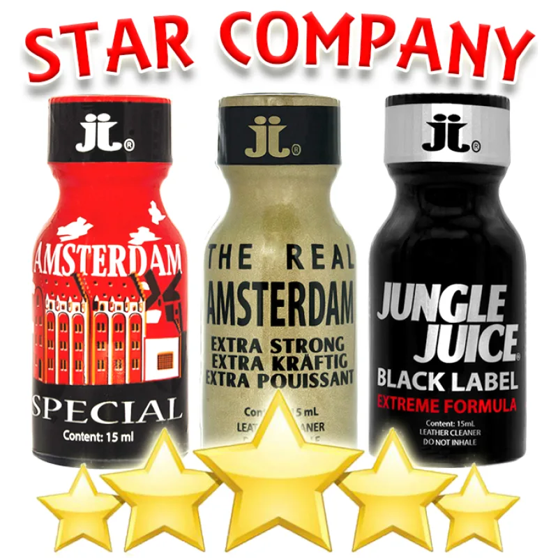 Poppers POPPERS STAR COMPANY BALÍČEK (3x15ml)