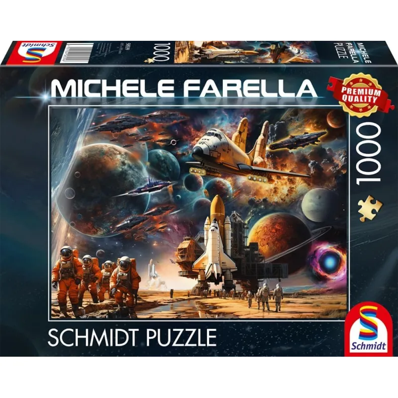 Puzzle Schmidt 1000 dielikov Vábenie vesmíru, cesty do vzdialených galaxií