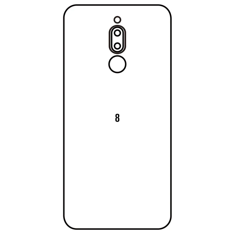 Sunshine Xiaomi Redmi 8 Zadná Hydrogél ochranná fólia Strih: Zadná časť 2, Typ fólie: Číra